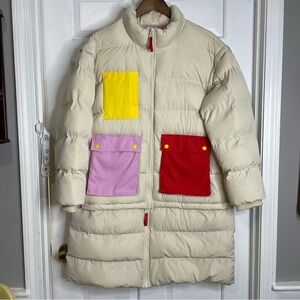 LEGO Target Colorblock Puffer Convertible Coat Jacket Vest Rare Collab Women XL